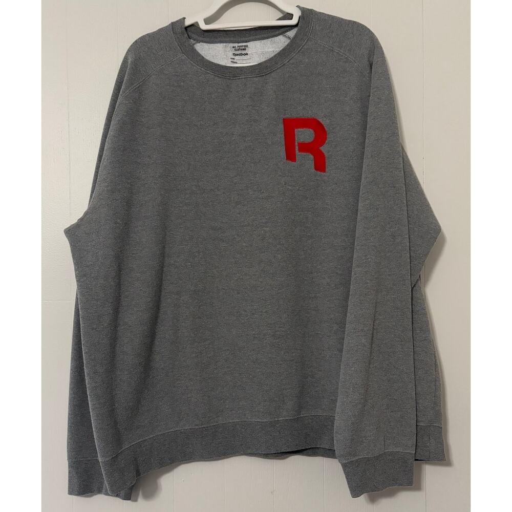 Reebok All Purpose Clothing 2XL Embroidered Crewneck Sweatshirt